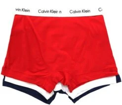 Calvin Klein Red Blue White 3 Pack Boxers -Jack & Jones Store 10004 3
