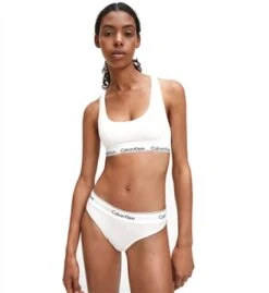 Calvin Klein White Bralette - Modern Cotton -Jack & Jones Store 10033 2