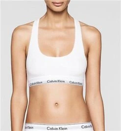 Calvin Klein White Bralette - Modern Cotton