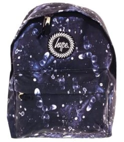 Hype Navy Finger Print Bag