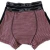 Jack Wills Navy/Pink Chetwood Stripe Boxers - 2 Pack Set.