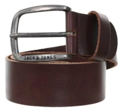 Jack & Jones Brown Jj Paul Leather Belt