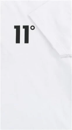 11 Degrees White Core Muscle Fit Short Sleeve T-Shirt -Jack & Jones Store 13053 2