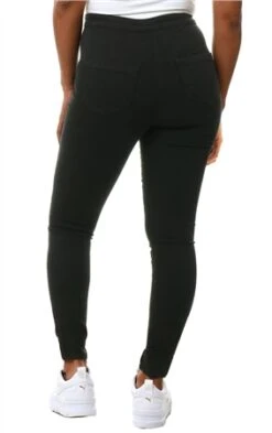 Parisian Black Knee Split Skinny Jean -Jack & Jones Store 13542 3