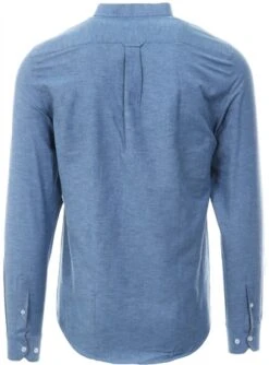 Ottomoda Blue Long Sleeve Granda Shirt -Jack & Jones Store 14413 3