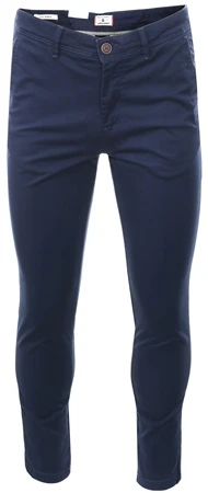Jack & Jones Navy Marco Bowie Slim Fit Chinos