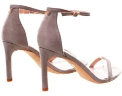 No Doubt Grey Ankle Strap Heeled Shoe -Jack & Jones Store 14931 3