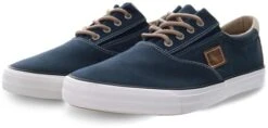Mustang Navy Canvas Lace Up Shoe