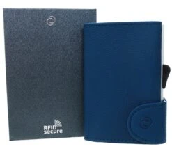 C Secure Navy Blue Single Wallet