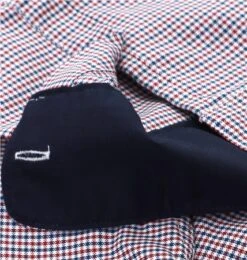 Selected Bright White/Red/Navy Checked Shirt -Jack & Jones Store 15510 2