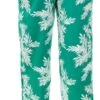 Only Cadmium Green Printed Trousers