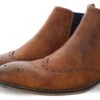 Cavani Tan Hound Chelsea Boots