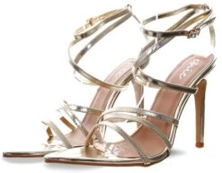 No Doubt Gold Pointed Stiletto Heel