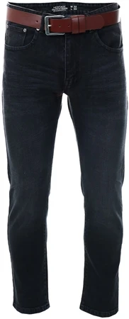 Dv8 Black Straight Fit Jeans