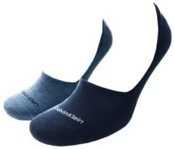 Calvin Klein Blue 2 Pack Liner Socks