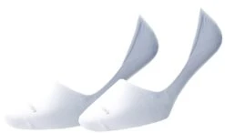 Calvin Klein White 2 Pack Liner Socks