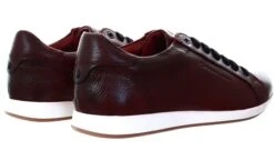 Base London Burgundy Leather Lace Up Shoe -Jack & Jones Store 17189 3