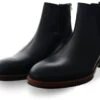 Bull Boxer Black Leather Chelsea Boot