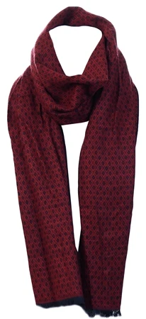 Alex & Turner Burgundy Knitted Scarf