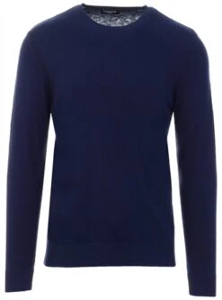 Selected Navy Daniel Crew Sweater