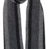 Alex & Turner Grey Knitted Scarf