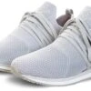 Marco Tozz Light Grey Mesh Diamante Trainer