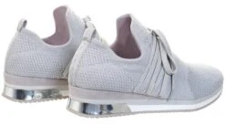 Marco Tozz Light Grey Mesh Diamante Trainer -Jack & Jones Store 18596 3