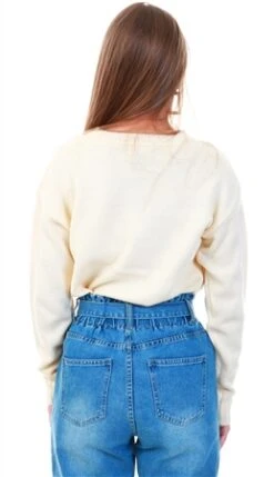 Qed Bone Knit Crew Jumper -Jack & Jones Store 18700 3