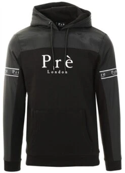 Pre London Black Eclipse Nylon Hoodie
