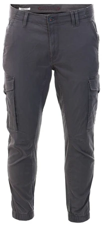 Jack & Jones Charcoal / Asphalt Paul Flake Akm 542 Cargo Pants