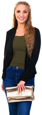 Only Black / Black Faux Suede Jacket