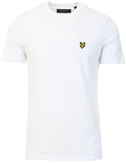 Lyle & Scott White Plain T-Shirt