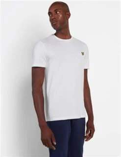 Lyle & Scott White Plain T-Shirt -Jack & Jones Store 19765 3