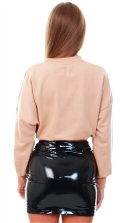 Sixth June Beige Logo Patch Sweatshirt -Jack & Jones Store 20007 3