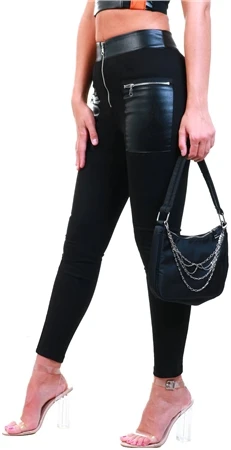 Sixth June Black Zip Leggings