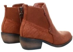 Escape Brown Western Style Suede Ankle Boot -Jack & Jones Store 20109 3