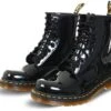 Dr. Martens Dr Martens Black 1460 Patent Leather Ankle Boots