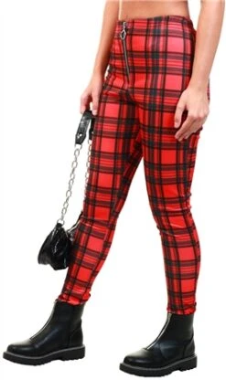 Urban Bliss Red / Tratan Stella Zip Leggings -Jack & Jones Store 20152 2