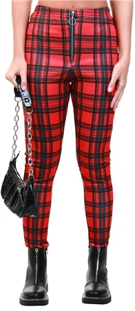 Urban Bliss Red / Tratan Stella Zip Leggings