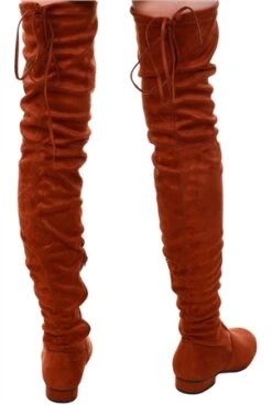 Krush Mocha Suede Thigh High Boot -Jack & Jones Store 20426 3