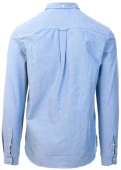 Lyle & Scott Riviera Blue Oxford Long Sleeve Shirt -Jack & Jones Store 20715 3
