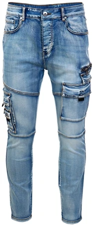 Kings Will Dream Stonewash Farin Cargo Pocket Slim Jean