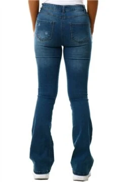 Parisian Dark Blue Flared Hem Skinny Jean -Jack & Jones Store 21091 3