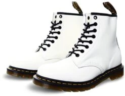 Dr. Martens Dr Martens White 1460 Smooth Leather Ankle Boots