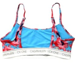 Calvin Klein Floral Print Prosper Pink Smoothie String Bralette -Jack & Jones Store 21527 3