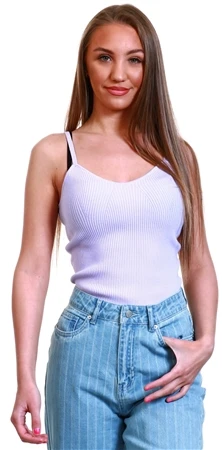 Veromoda Pastel / Pastel Lilac V-Neck Body