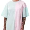 Sixth June Pink / Blue Bicolor T-Shirt Dress