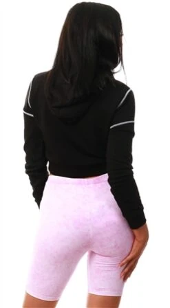 11 Degrees Pink Acid Wash Cycling Shorts -Jack & Jones Store 22234 3