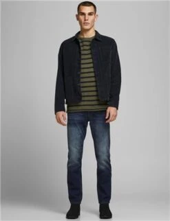 Jack & Jones Blue / Navy Blazer Courdoroy Jacket -Jack & Jones Store 22393 2