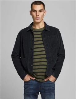 Jack & Jones Blue / Navy Blazer Courdoroy Jacket -Jack & Jones Store 22393 3
